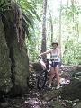 Elizabeth Jungle Biking at Anse Mamin